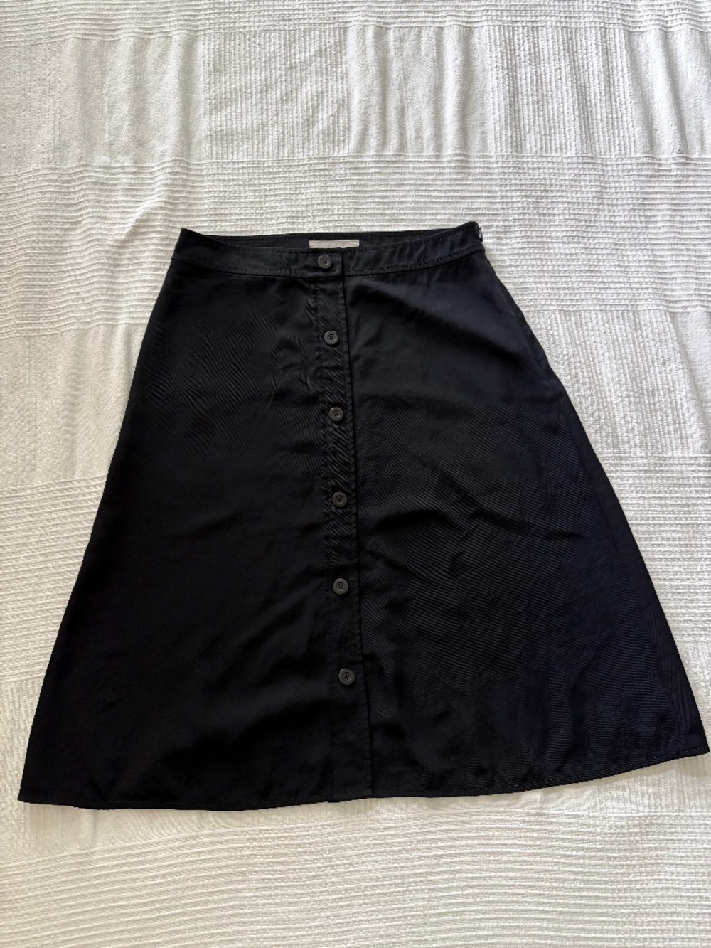 Everlane Black Japanese Go Weave A-line Skirt - 6